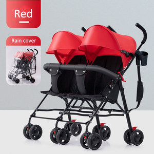 Carrito Doble Ultraligero JXB de Fábrica al por Mayor con Toldo Ajustable - Product Image 6