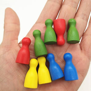 Детские экологически чистые деревянные шахматные фигуры, летающие шахматные фигуры и шашки - Product Image 5