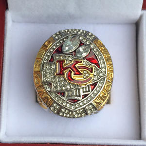 Anillos Oficiales del Campeonato de la <span class=keywords><strong>NFL</strong></span> 2019 2020 de los Kansas City Chiefs, Dijes Deportivos de la <span class=keywords><strong>NFL</strong></span> para Anillos - Product Image 4