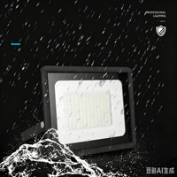 Reflector LED de Seguridad para Exteriores con Sensor de Movimiento PIR Infrarrojo, Cristal Texturizado, IP66 Impermeable, 100W, 180-240V CA, para Jardín