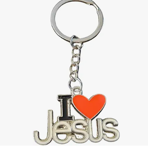 Amo il regalo di Natale portachiavi cristiano di gesus - Product Image 4