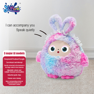 Jouets en peluche IA créatifs et mignons avec yeux lumineux, dialogue via application, jouets en peluche LEDodo à longues oreilles colorées, compagnons de sommeil pour enfants - Product Image 2