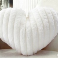 Coussin décoratif en forme de cœur 40x35cm, lavable en machine, coussin d'amour pour la Saint-Valentin, pour salon, canapé, chambre à coucher