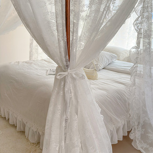 מפעל חופה רשת קישוט שדרוג קיפול ילדה נוחה יציבה ליתוש מלבני שינה נטו למיטה - Product Image 6