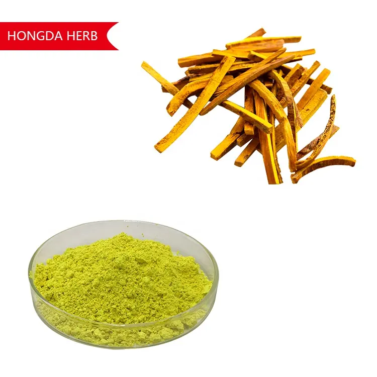 Hongda Cortex Phellodendri Extract 97% 98% Berberine Hydrochloride Hcl Prijs