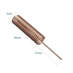 Built-in Stubby Helical Spring Antenna - Supports GSM 443/868 MHz, 315/447/868/915 MHz VHF UHF Frequencies