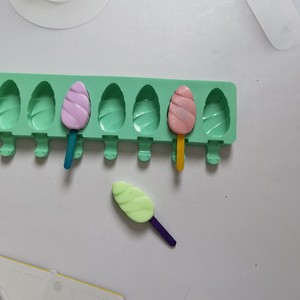 8 giọt nước 498 màu xanh lá cây Silicone Kem khuôn bền vững mùa hè bên món tráng miệng Popsicle khay <span class=keywords><strong>Cube</strong></span> Khay làm cho nguồn cung cấp - Product Image 6