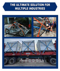 Sangles à cliquet personnalisées pour fixation de cargaison, sangles à cliquet E-Track, sangles de fixation de cargaison en polyester certifiées <span class=keywords><strong>GS</strong></span> CE - Product Image 6