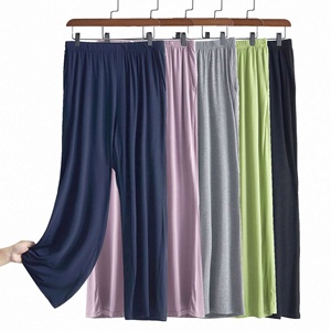 Pantalones de Verano para Hombre, Delgados, Talla Grande, Elásticos, Sueltos, Casuales, de Pierna Ancha, para el Hogar, Antimosquitos - Product Image 4