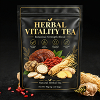 Tisane de Ginseng et Racine de Maca pour Hommes - Sachets de Thé Santé Mélangés OEM