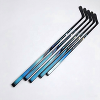 Orta Seviye Karbon Fiber Buz Hokeyi Sopa Çubuğu Dengeli Ağırlık Dağılımı Akıcı Salınım Hissi OEM/ODM/OBM