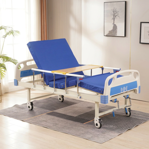 Letto Ospedaliero Manuale in Acciaio Laminato a Freddo Classe I, 1 Manovella, Multifunzione Regolabile per Assistenza Domiciliare, Pazienti Paralizzati, Anziani, Certificato CE - Product Image 2