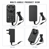 Alimentation Frontpower 65w max 15v 4a 24v 2.7a 18v 2.5a uk adaptateur 9v UKCA CB EMC prise murale adaptateur d'alimentation pour la sécurité cctv