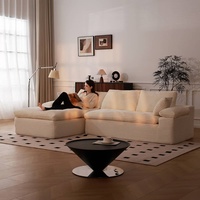 OEM Modernes Gepolstertes Komprimiertes Sofa ODM Modulares Cloud-Cord-Sofa Luxuriöses Knochenloses L-förmiges Schlafsofa in einer Box