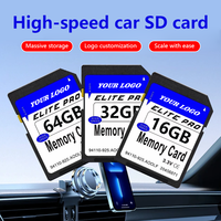 Carte SD en plastique 1667X 100% originale, 4 Go à 128 Go max, classe 10 U3, compatible avec les appareils photo numériques 4K, les téléphones, la mémoire, la photographie, la vidéo flash
