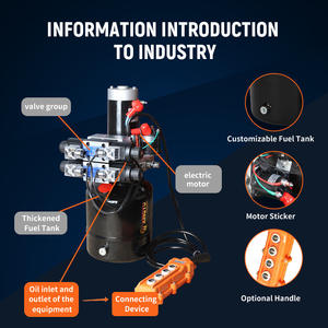 Unité hydraulique à double action 1,2 kW 24 V pour chargeuses – Vente en gros transfrontalière de vannes hydrauliques du fabricant – Catégorie de produits - Product Image 4