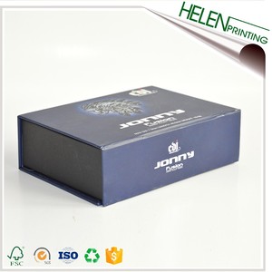 Caja de Joyería Personalizada de Alta Calidad con Cierre Magnético Ecológico, Empaque de Cartón con Papel Dorado para Cosméticos, Laminación Mate - Product Image 2