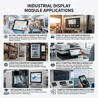 Proculus 7 Zoll 800*480 Lcd Display Unterstützung Audio Hmi Touchscreen Panel Tft Lcd Display Resistive Touch Uart TTL Lcd Module