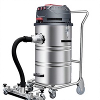 Aspirateur industriel triphasé X3 Pro pour sols d'atelier, aspiration humide et sèche