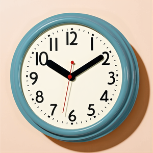 <span class=keywords><strong>Orologio</strong></span> <span class=keywords><strong>da</strong></span> <span class=keywords><strong>Parete</strong></span> Azzurro, Design Moderno Retrò, Movimento al Quarzo Silenzioso, Grande <span class=keywords><strong>Orologio</strong></span> Rotondo <span class=keywords><strong>da</strong></span> Appendere per Soggiorno, Camera <span class=keywords><strong>da</strong></span> Letto, Arredamento Casa - Product Image 1