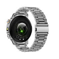 Smartwatch AK82 1.8" HD per Chiamate, Impermeabile IPX8, Monitoraggio Frequenza Cardiaca e SpO2, Contapassi, Calorie, Sonno, Musica AI, Cinturino in Silicone