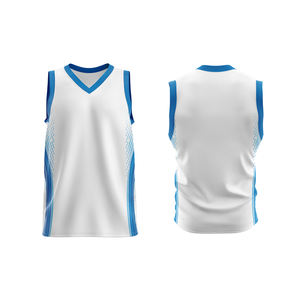 100% maillots de basket-ball personnalisés pour hommes imprimé maille réversible maillot de basket-ball vierge maillot d'uniforme de basket-ball personnalisé pour hommes - Product Image 2