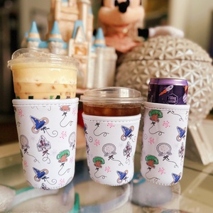 ปลอกหุ้มแก้วน้ำ/กาแฟ/ขวดนม/ขวดชา ทำจากนีโอพรีน ป้องกันความร้อน ใช้ซ้ำได้ - Product Image 1