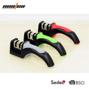 เครื่องลับมีดแบบสองร่อง หลายขนาด ทำจากเหล็กคาร์บอน ใช้งานด้วยมือ สำหรับครัวเรือน - Product Image 2