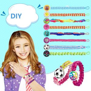Kit de fabrication de bracelets d'amitié pour enfants, ensemble de jouets, bracelets en ficelle pour adolescents, bracelets d'amitié DIY, arts et artisanat pour enfants, cadeaux - Product Image 2