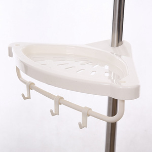 Scaffale portaoggetti verticale scaffale portaoggetti per bagno mensola portaoggetti angolare per cucina - Product Image 6