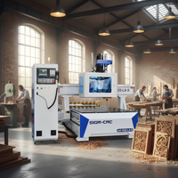 Router CNC 1325 con Cambio Automático de Herramienta, Sierra de Dirección, Mesa de Vacío y Sistema Servo Syntec para Madera, MDF, Acrílico y PVC