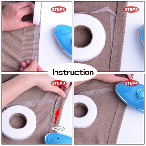 Băng viền may ủi nóng, kích thước 1cm 1.2cm 1.5cm 2cm 2.5cm 3cm, chất liệu sắt, dùng để dán, phụ kiện may mặc, màu đen/trắng - Product Image 5