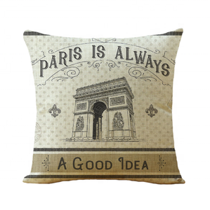 Patrón de París Impresión digital Sofá Coche Almohada y funda de cojín Funda de cojín elegante con diseño intrincado - Product Image 6