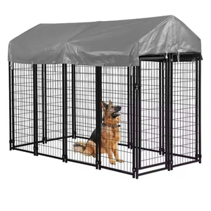 Tube carré Heavy Duty Amovible Grand Chenil pour chien Pet Carrier Playpen Pet Exercise Iron Fence <span class=keywords><strong>Dog</strong></span> Puppy Run Cage - Product Image 1