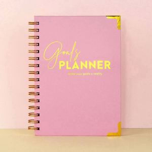 2025 Custom Printed Logo <b>A5</b> Spiral Bound Hardcover Daily Planner <b>Notebook</b> Gift Box for Certified Durable Paper Cover 369 Pages - Product Image 6