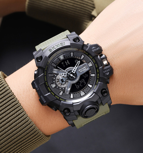 2024 Mới Mô Hình Skmei 2396 Đồng Hồ Kỹ Thuật Số 56Mm Lớn Quay Số 8 Màu Sắc Nhựa Pha Lê ABS + TPU Trường Hợp Người Đàn Ông Ngoài Trời Thể Thao Quân Đội Phong Cách - Product Image 5