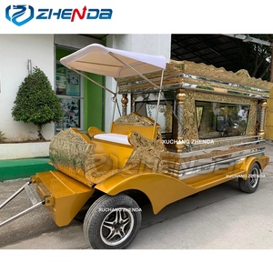 Best Quality Horse-Drawn Funeral Carriage Special Transportation for Carrying Coffin Elegant Horse-Drawn Hearse - Product Image 4