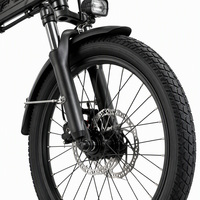 Vélo électrique pliable 20 pouces 36V 400W pour adulte avec frein à disque et écran LCD pour les trajets en ville