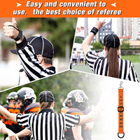 Sangles de marquage pour arbitres de football, écologiques, élastiques, à boucles auto-agrippantes unilatérales pour une identification facile des marques, imprimées