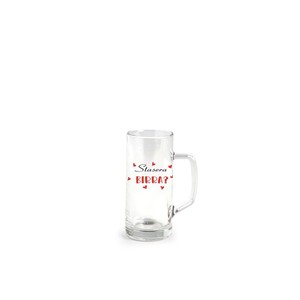 Bicchiere da Birra con Manico 40cl Stasera Birra? Design - Product Image 1