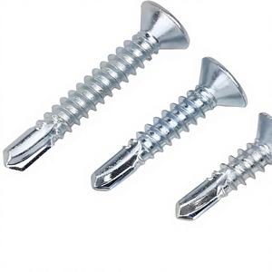 Vis à cloison sèche en acier au carbone zingué 8.8, longueur 25/30 mm, tête trompette, pointe de perçage, traitement de surface au phosphate noir - Product Image 3