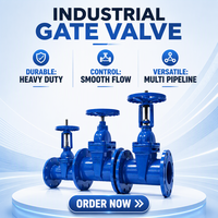 Vanne à opercule en fonte ductile UL FM NRS homologuée UL FM, vanne de protection incendie AWWA, système d'irrigation par sprinkler, vente directe usine