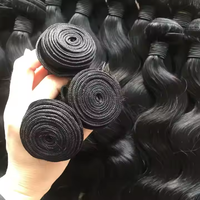 Extensions de cheveux humains brésiliens ondulés de 30, 32, 40 pouces, style vague naturelle, pour femmes