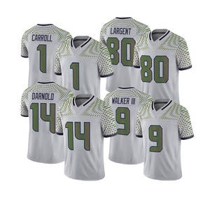 2025 nuove rivalità cucite maglie da Football americano 12 Fan 11 Jaxon Smith-Njigba 14 Sam Darnold 1 Carroll 9 Walker III - Product Image 6