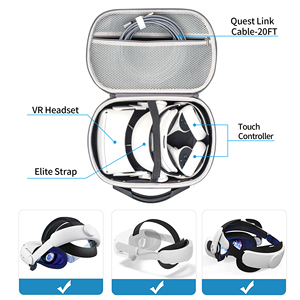 Système de transport universel pour jeux <span class=keywords><strong>VR</strong></span> - Étui de protection multifonctionnel en PU compatible avec Pico 4 Meta pour 3S/<span class=keywords><strong>3</strong></span>/2 - Product Image 2
