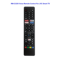 Control Remoto por Voz para Televisor Inteligente HUAYU RM-C3250, Compatible con JVC Universal LED HDR LCD HDTV 4K