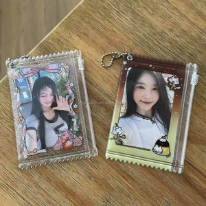 Bolsa transparente para dulces KPOP, bolsa pequeña con cadena <span class=keywords><strong>Carla</strong></span> Idol de 3 pulgadas, tarjetero - Product Image 2