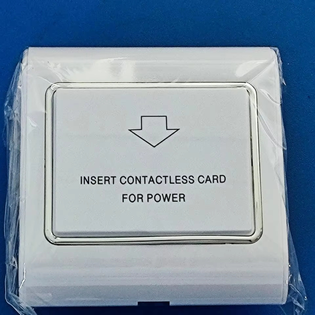 Hotel Room Energy Saving Card Switch 40A PC Material with Delayed Power off