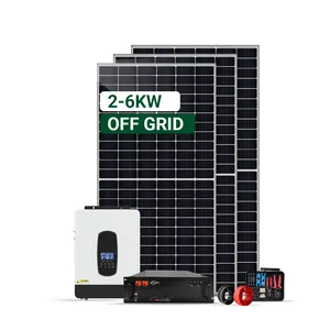Pavimento in piedi casa sistema di pannelli solari Off Grid 2kw