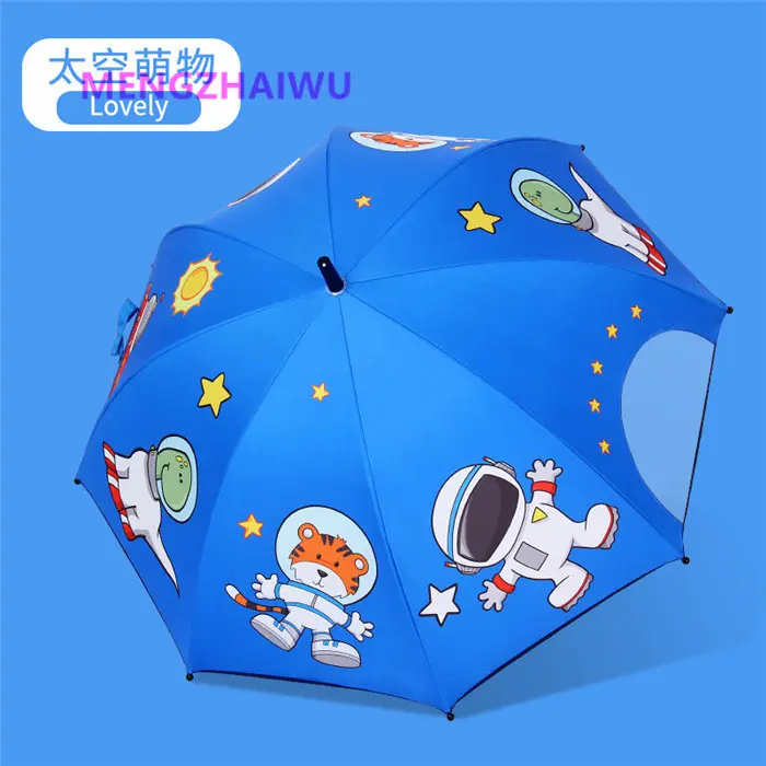 Guarda-chuva reto para crianças, guarda-chuva anti uv para uso doméstico